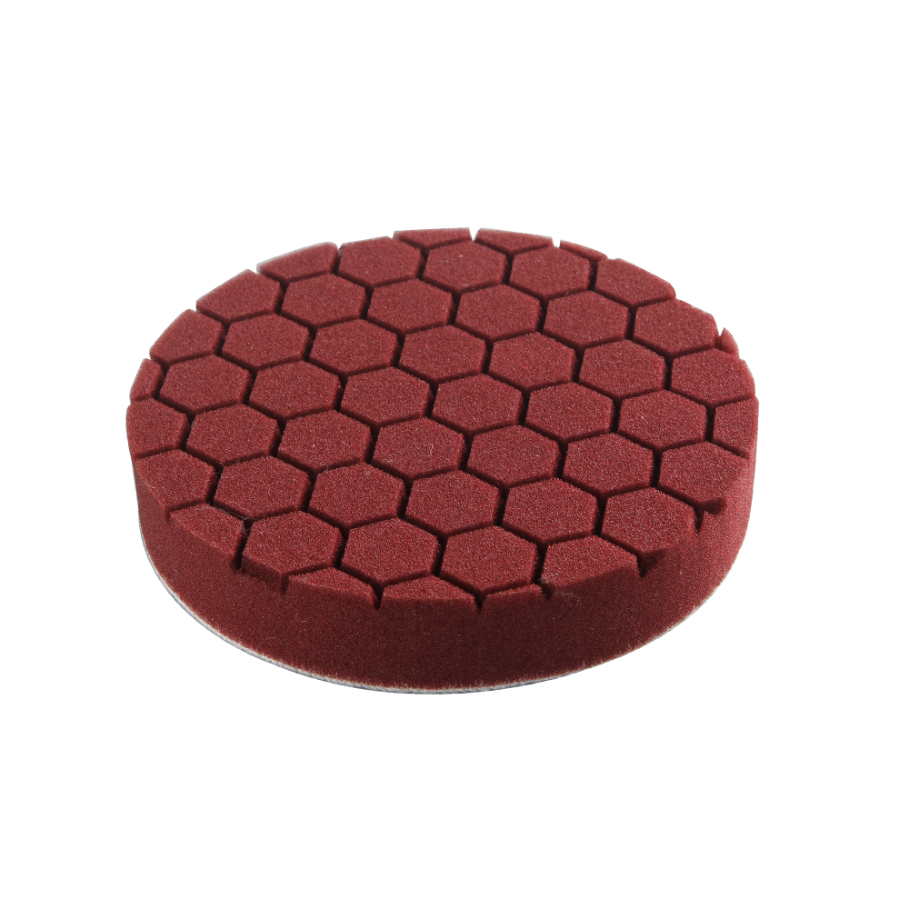 Honeycomb mesh polisher pad