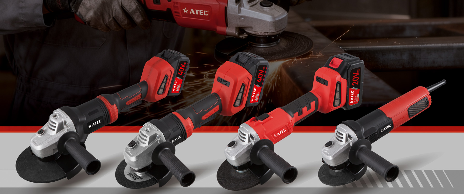 BRUSHLESS ANGLE GRINDER